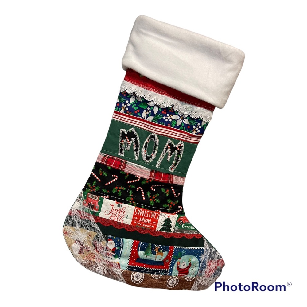Holiday stocking -individual design & handmade